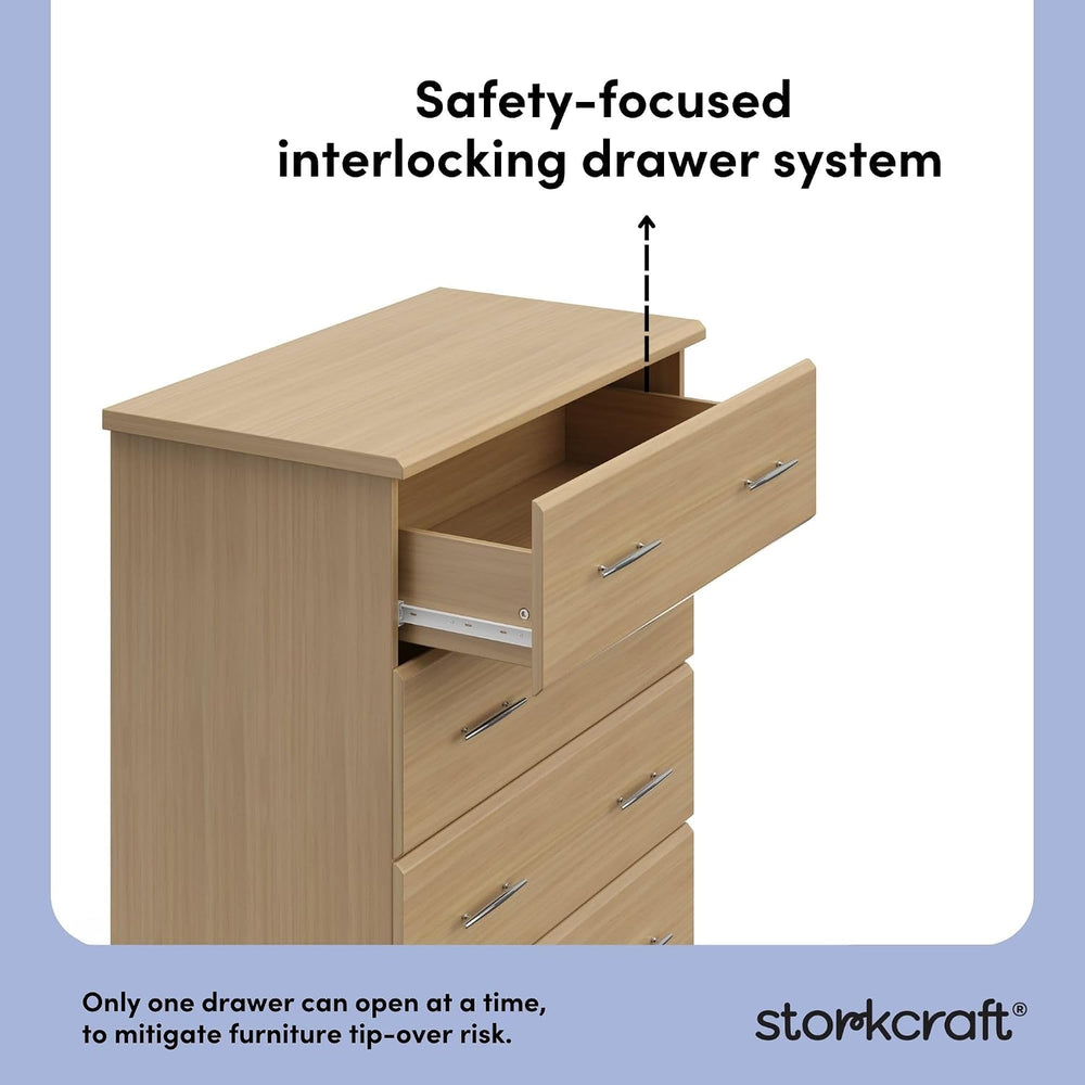 Storkcraft Brookside 4 Drawer Chest, Driftwood