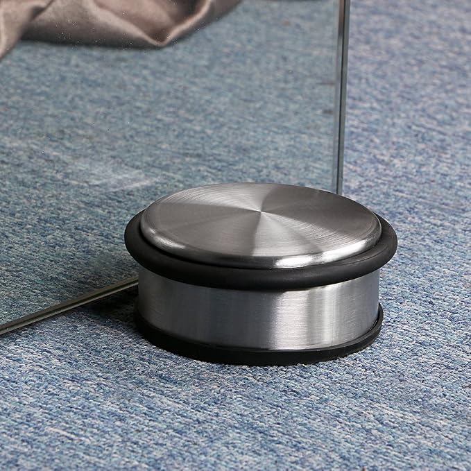 Sumnacon Heavy Duty Floor Door Stopper No Drill, Durability Stainless Steel - Image 3