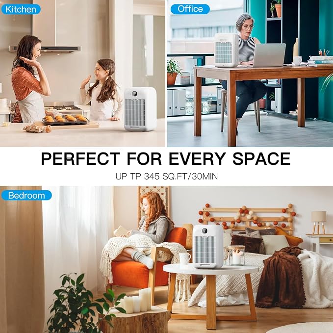 Air Purifiers for Home Bedroom Large Room, Powerful DC Motor Covers Up to 908 - Image 4