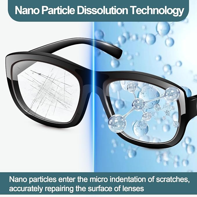 Eyeglass Scratch Remover for Lenses, Eyeglass Cleaner Spray, Glasses Lens - Image 4
