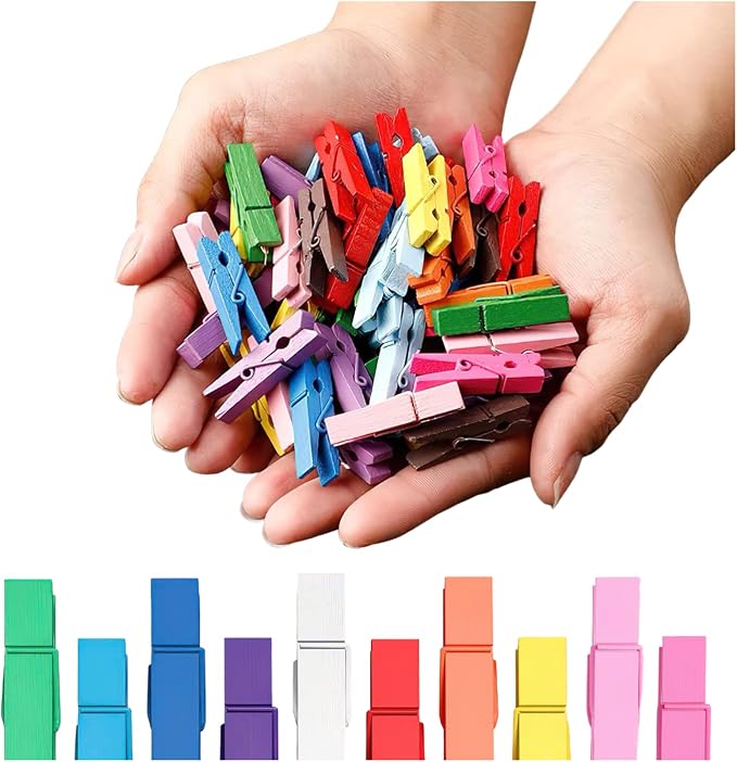 Clothespins, Small Clothes Pins by LOTIMOYIA