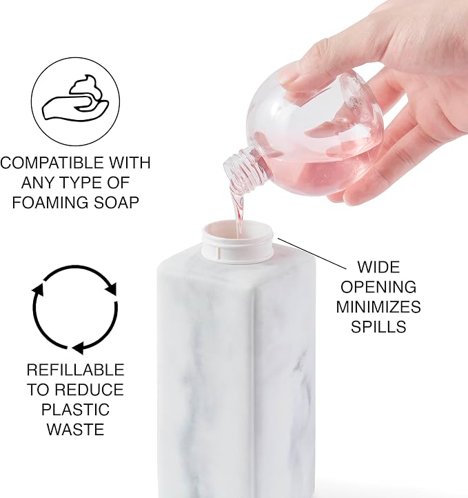 DKNY Hands Free Automatic Liquid Soap Dispenser, Refillable, Rechargeable - Image 5