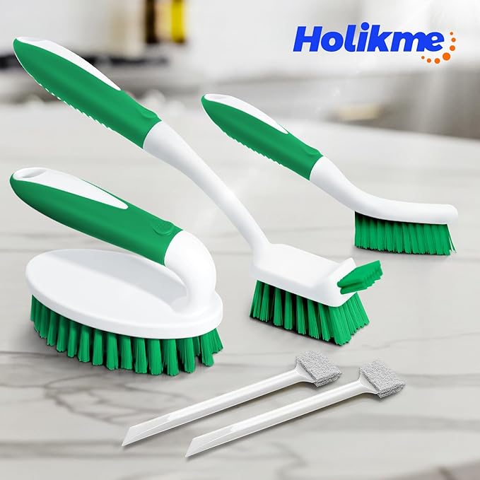 Holikme Cleaning Brush Set for Household Use, Scrub Brush, Kitchen Brush - Image 7