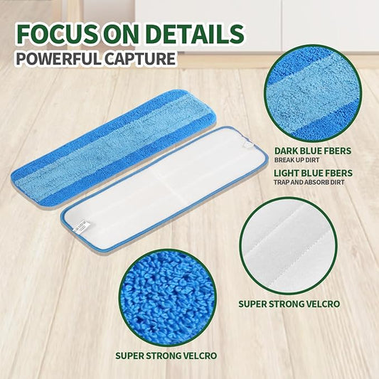 3 Pack Microfiber Cleaning Pads - Image 2