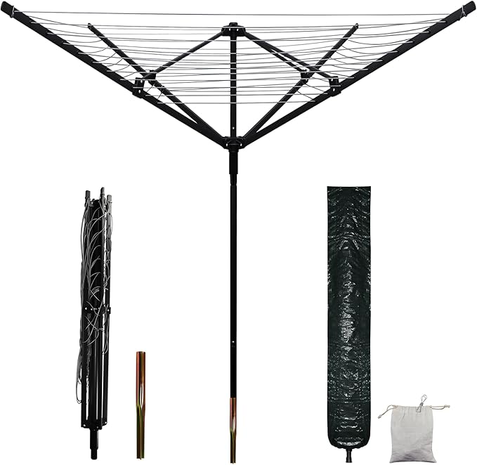 Umbrella Clothesline Outdoor by Unknown