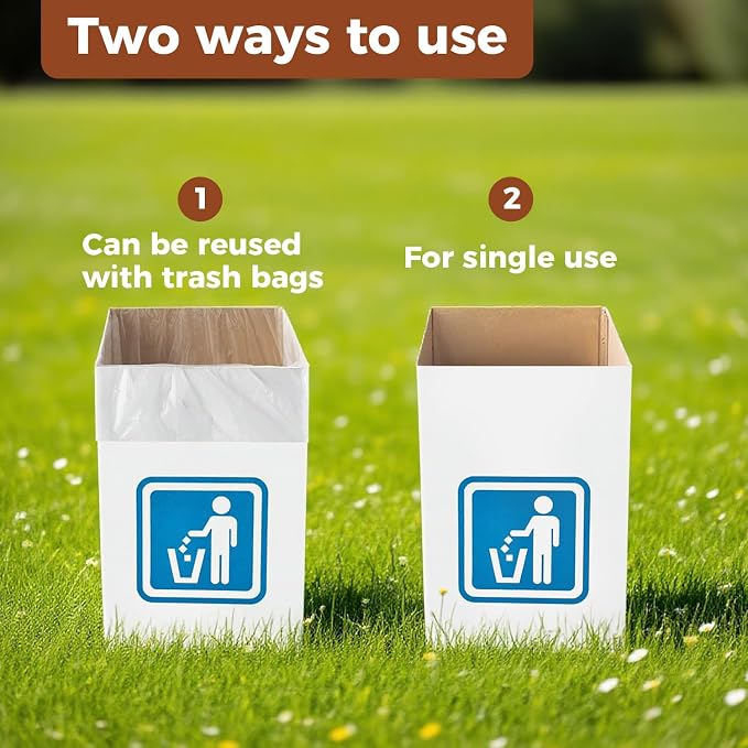 （10 Pack） 13 Gallon Disposable trash cans - Image 6