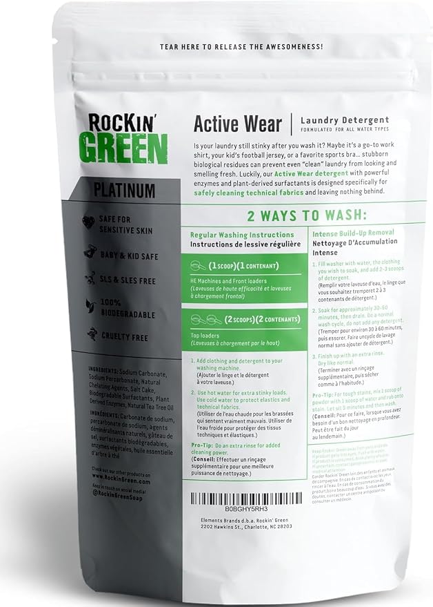 Rockin' Green Laundry Detergent, Plant based, All Natural Laundry Detergent - Image 8