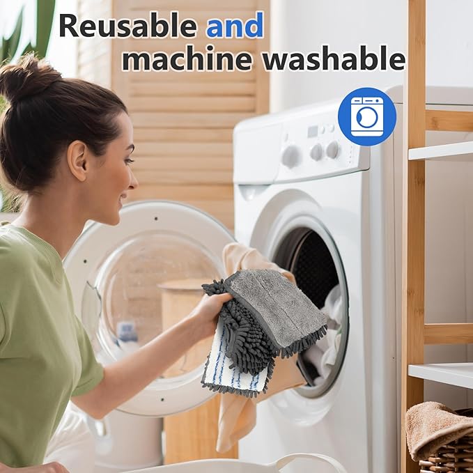 Masthome Microfiber Mops for Floor Cleaning, Dust Mop - Image 7