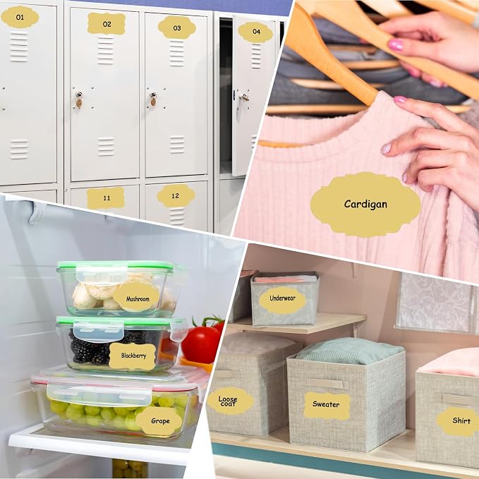 450pcs Label Stickers, Gift Tag Stickers, Name Tags, Self-Adhesive Writable - Image 3