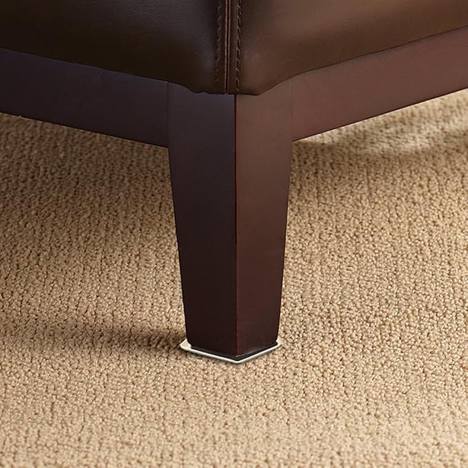 Super Sliders 5 Inch Square Corner Plastic Reusable Furniture Sliders - Image 5