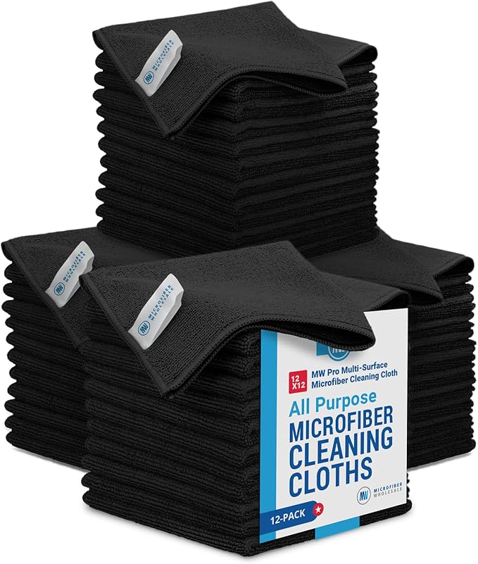 Microfiber Wholesale Cleaning Cloths | Size 12" x 12"| All Purpose Microfiber by MicrofiberWholesale