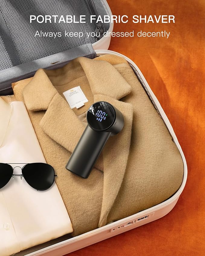 Electric Lint Remover and Fabric Shaver, Rechargeable Clothes Shaver - Image 6