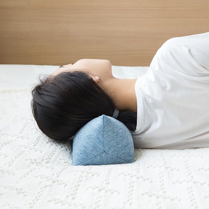 Buckwheat Neck Support Pillow Cervical Neck Cylinder Bolster Pillow, Buckwheat - Image 3