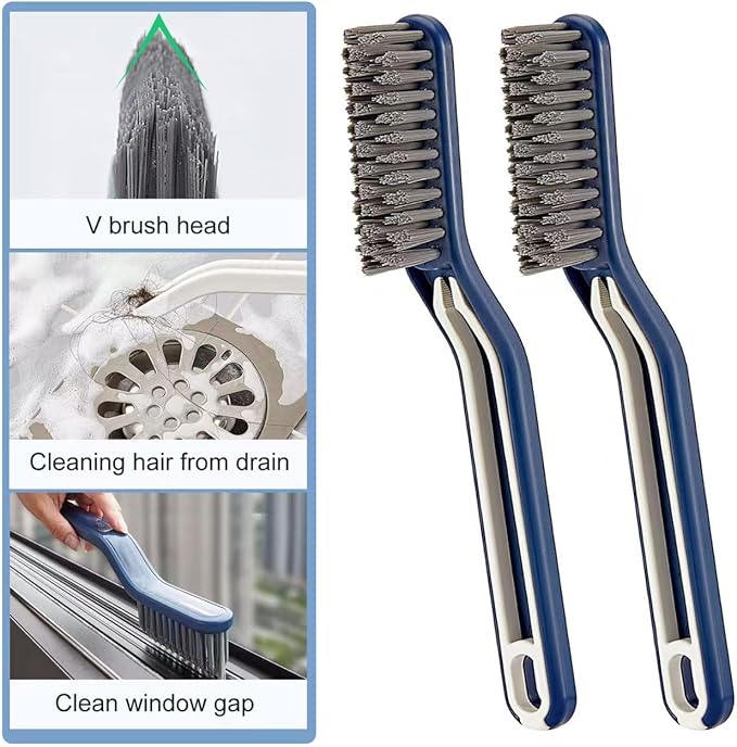 5 PCS Crevice Cleaning Brush, Bathroom Cleaning Brush Tool - Image 4