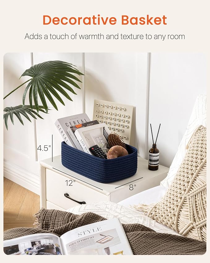 Small Woven Basket, Storage Basket - Image 2