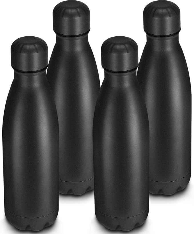 25oz Cola-Bottle Shaped Stainless Steel Leak-proof Water Bottle, Double Wall by Unknown