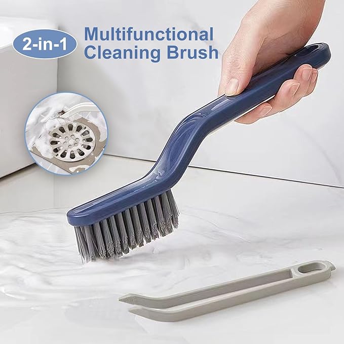 Crevice Cleaning Brush, Spring Cleaning 0rganization Multifunctional Grout - Image 4