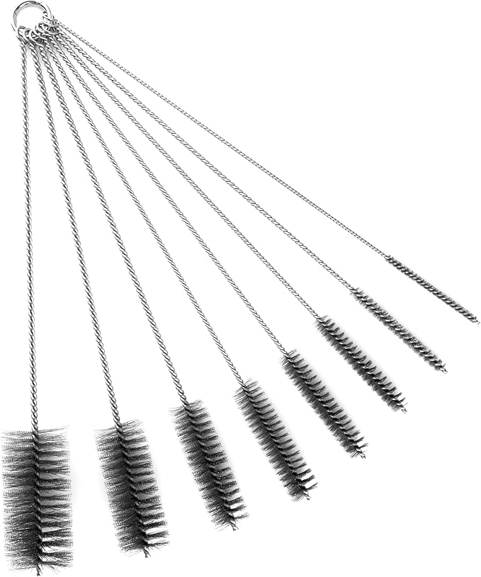 16 Inch Extra Long Pipe Cleaning Brush Set Stainless Steel Bristles, Stainless by Ctsyuqoo