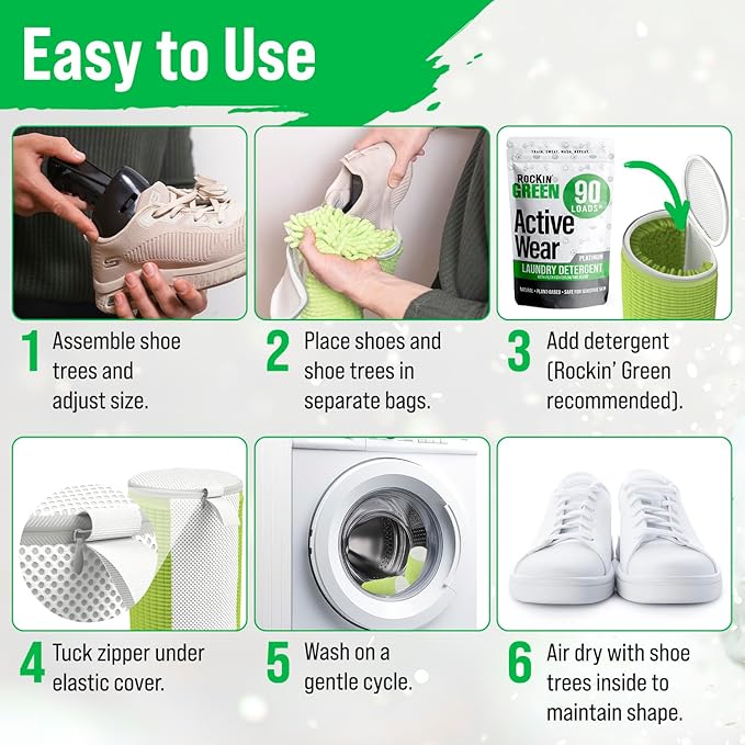 Rockin'Green Shoe Washing Machine Bag - Image 3