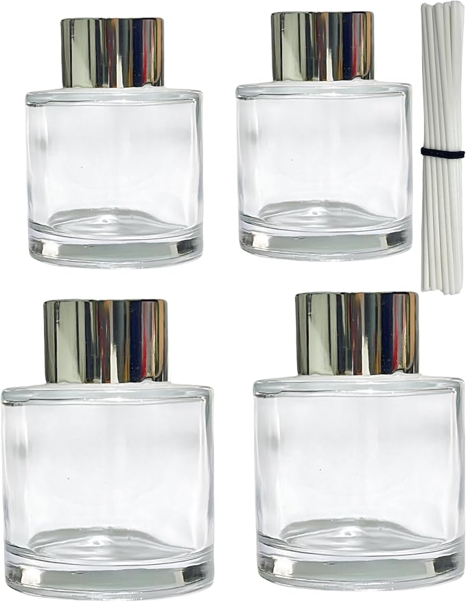 4PCS Reed Diffuser Bottles Empty, Diffuser Bottle Capacity 50ml Diffuser Stick by Unknown