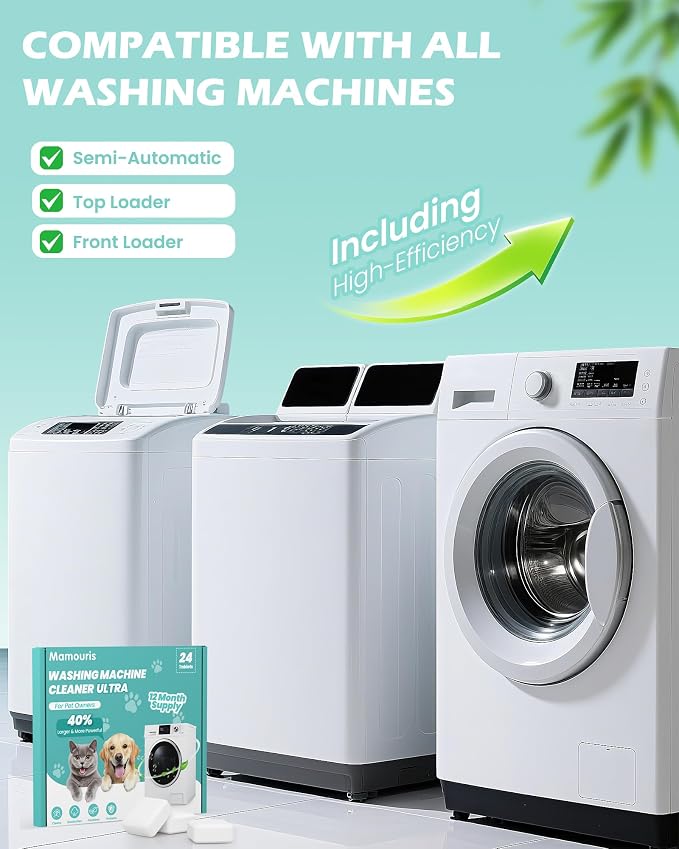 Washing Machine Cleaner Tablets: 40% Stronger Cleaning Power, Deep Cleaning - Image 9