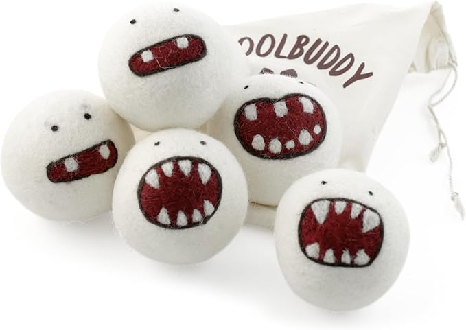 Woolbuddy Dryer Balls, Monster Design - Image 2