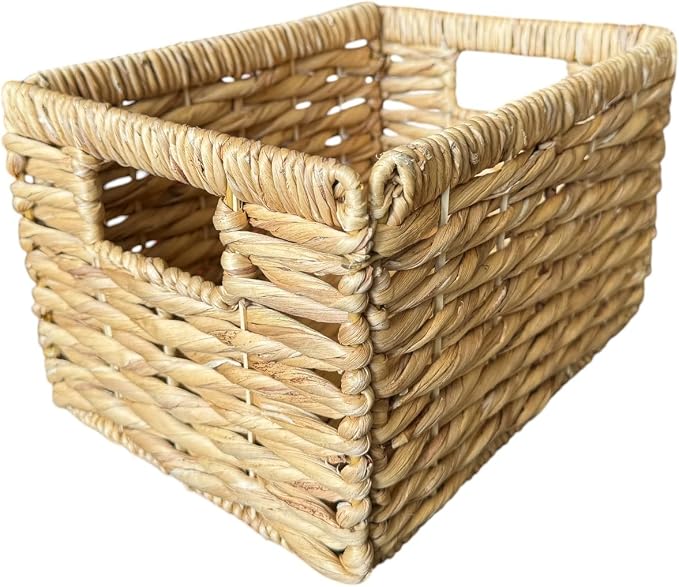 Wicker Basket For Shelves, Baskets for Organizing, Woven Storage Basket - Image 6
