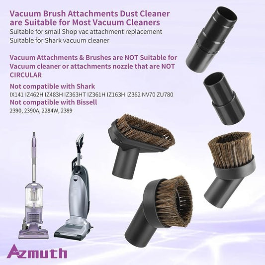6 Pack For Shark Vacuum Attachments, Soft Horsehair Vacuum Brush Attachment - Image 2