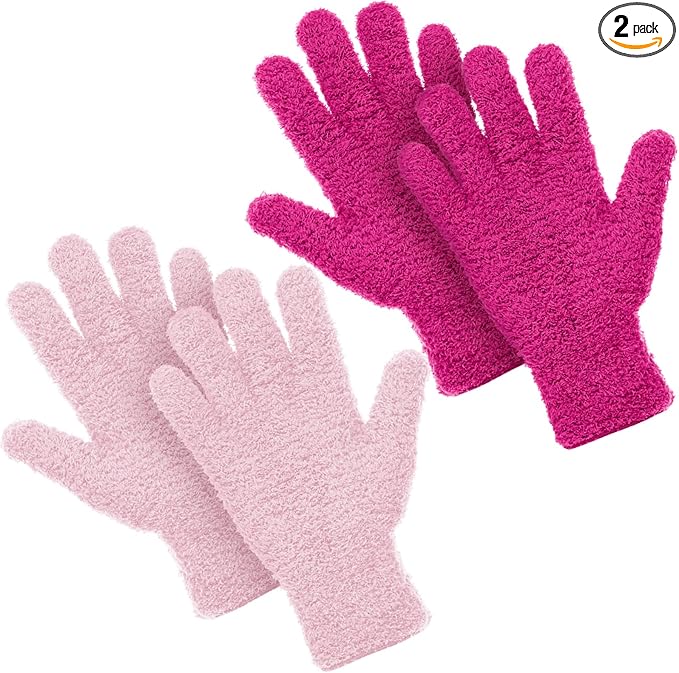 Patelai 2 Pairs Microfiber Gloves by Patelai