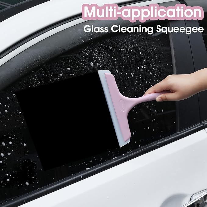 Shower Squeegee for Glass Doors, Bathroom Squeegee for Shower, Mini Window - Image 4