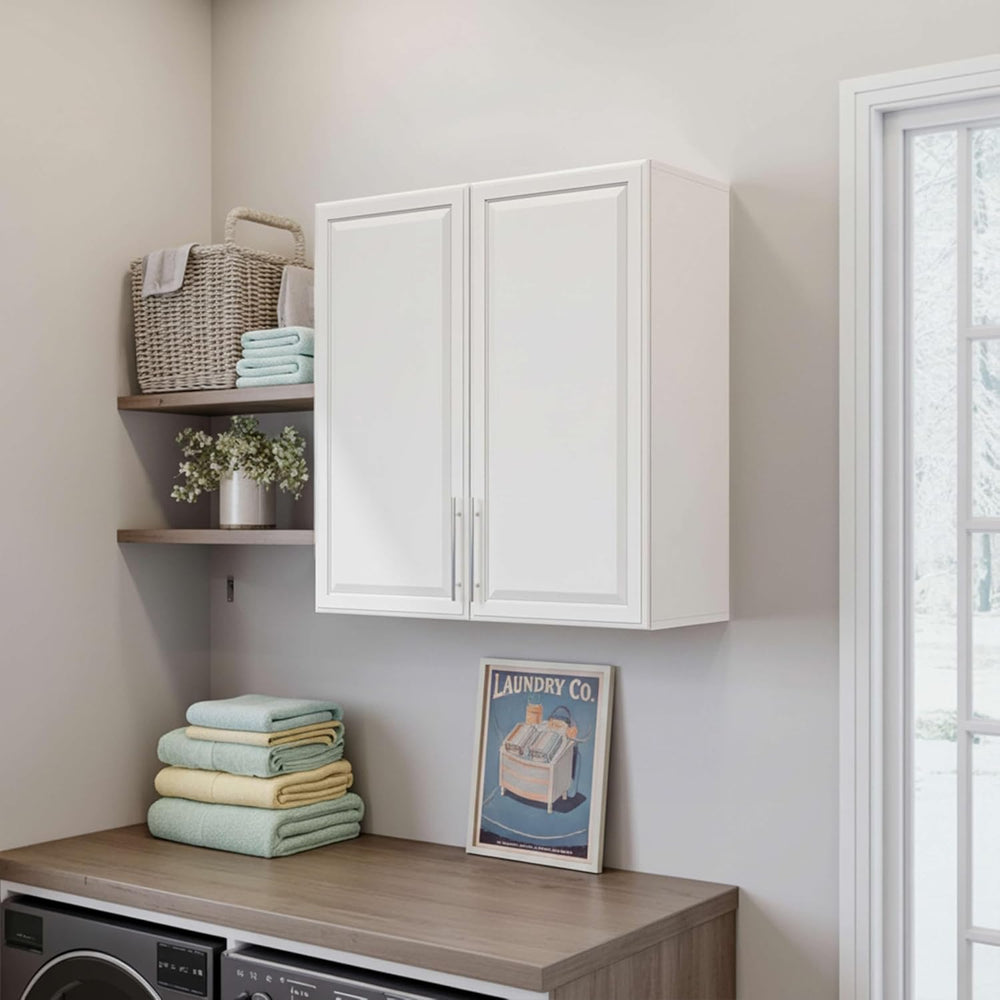 Furnaza 30" W Wall Cabinets for Laundry Room with Adjustable Shelf