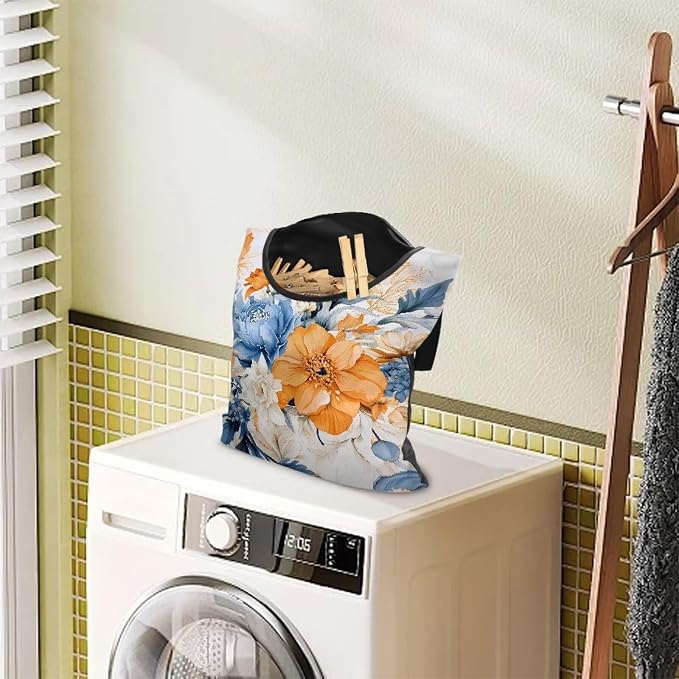 Art Flowers Clothespin Bag - Image 3