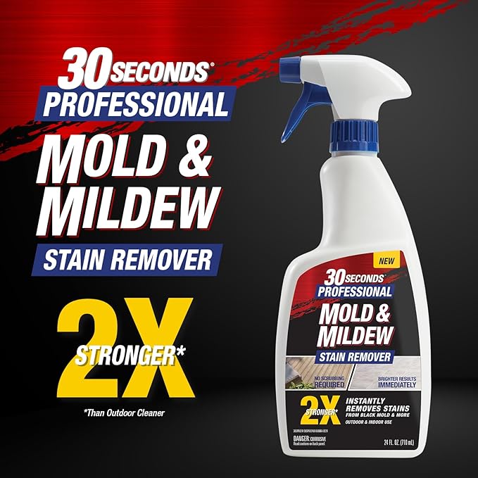 30 SECONDS Pro Mold and Mildew Stain Remover | Scrub Free | Brighter Results - Image 3