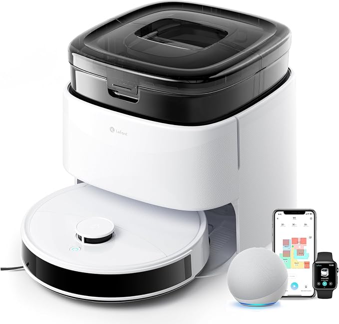 Lefant LiDAR Robot Vacuum and Mop, All-in-One Dock, 56-Day Self-Emptying - Image 7