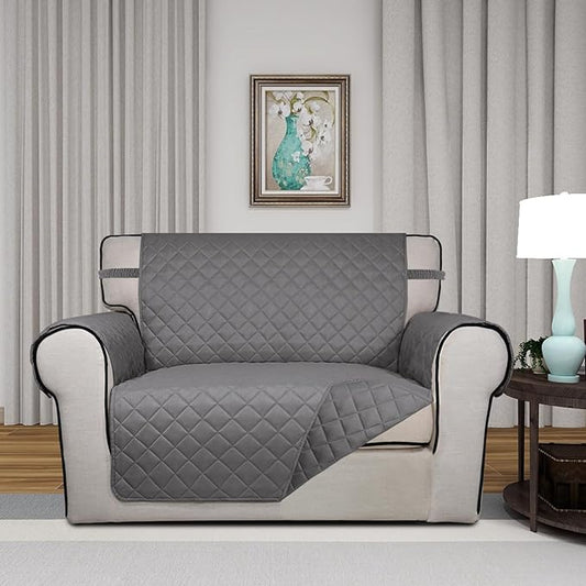 PureFit Reversible Quilted Sofa Cover, Water Resistant Slipcover Furniture - Image 2