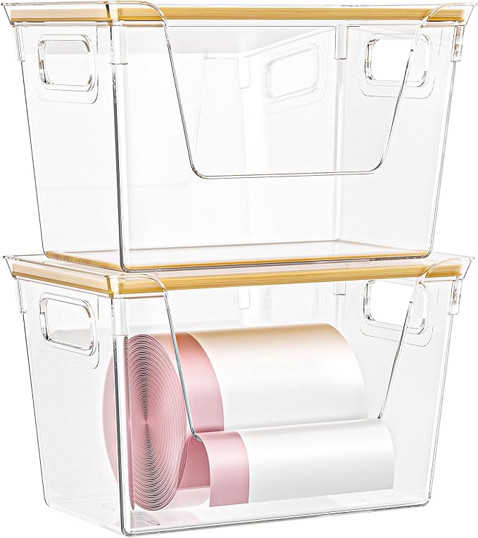 2 Pack Stackable Storage Trash Bag Holder by Unknown