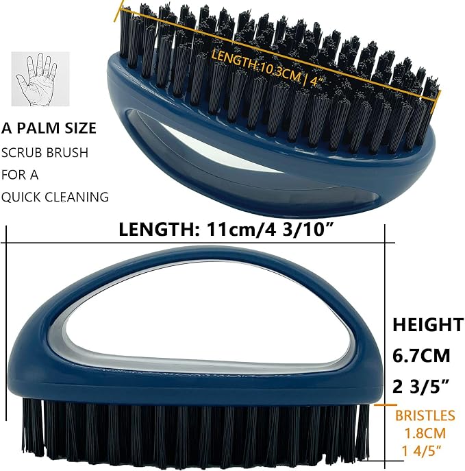 Small Scrub Brush with Nylon Bristles - Image 3