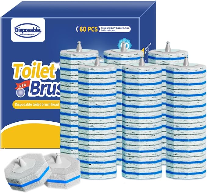 60PCS Toilet Wand Refills Compatible - Image 8