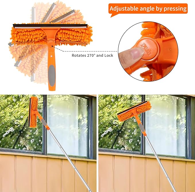 Professional 72'' Window Squeegee Cleaning Washing Tool/Kit - Image 2