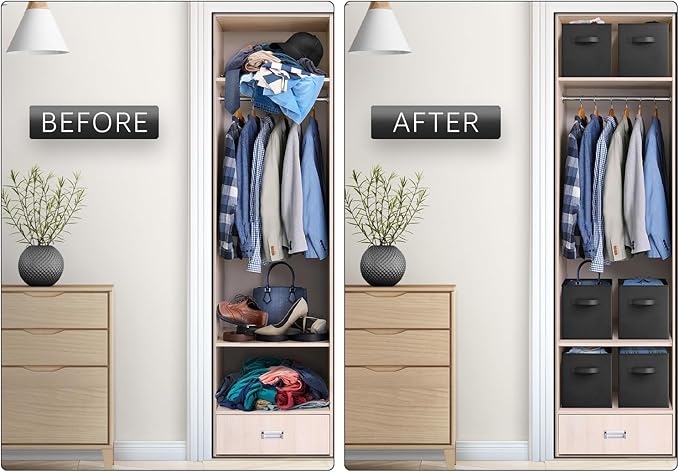 Sorbus Fabric Storage Cubes - Image 7