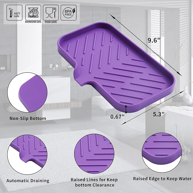Silicone Bathroom Soap Dishes - Image 2
