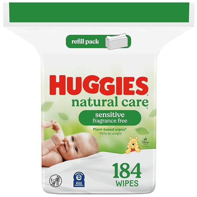 Huggies Natural Care Sensitive Baby Wipes, Hypoallergenic, 99% Purified Water by Huggies%C2%AE