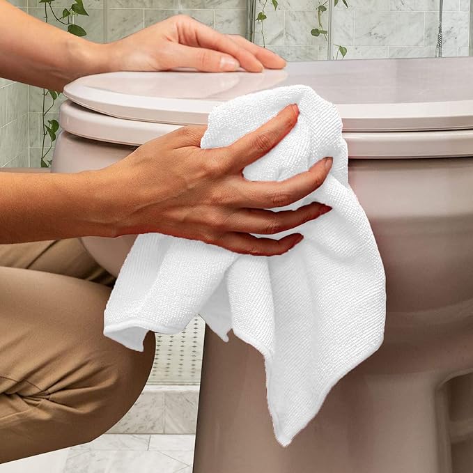 Avalon Towels Microfiber Cleaning Cloths Size 16" x 16", Highly Absorbent - Image 6