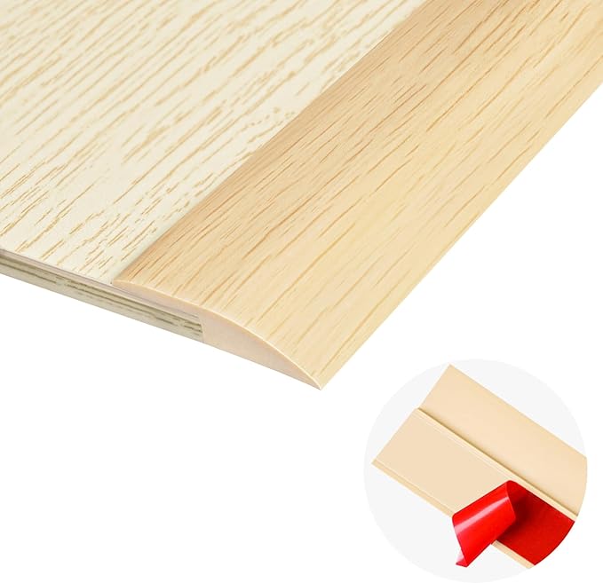 3.3Ft Carpet Floor Transition Strip, Self Adhesive Floor Edging Trim Strip by MYFAMIREA