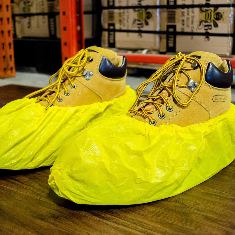 ShuBee Waterproof Shoe & Boot Covers Slip-Resistant Disposable for Plumbi...