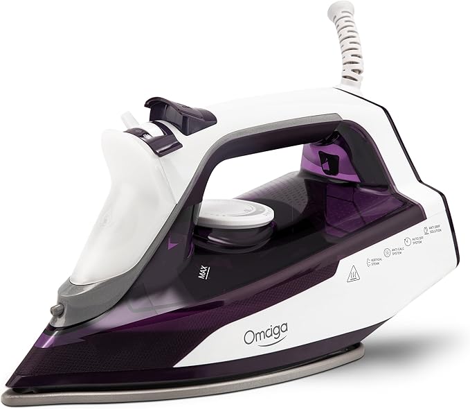 Steam Iron for Clothes - 1750W Iron by OMAIGA
