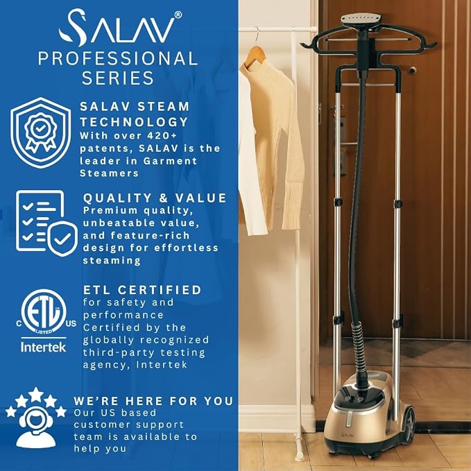 SALAV® Professional Garment Steamer - Image 4