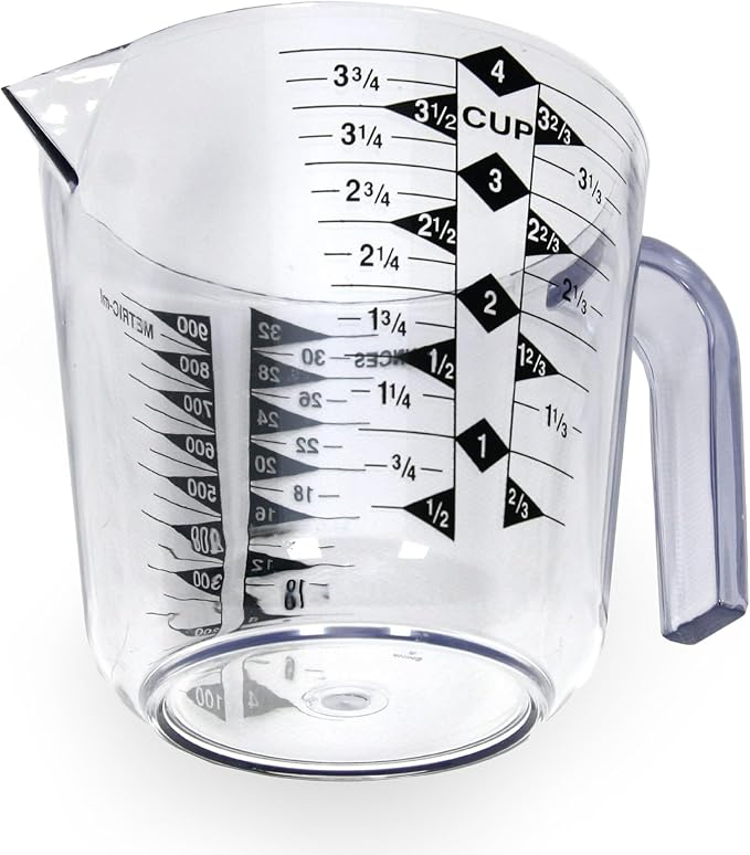 Chef Craft Select Plastic Measuring Cup, 4 Cup by ChefCraft