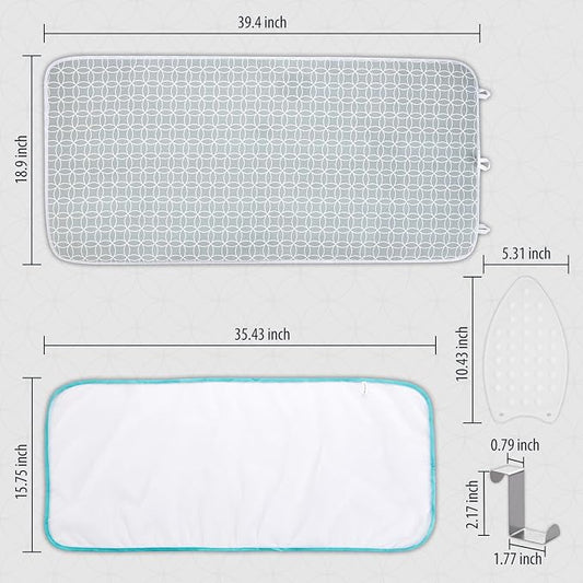 Seiritex Ironing Mat, Portable Ironing Pad 39.4 x 18.9 inch Table Top Iron - Image 2