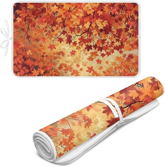 Ironing Mat Maple Leaf Ironing Board Pad Heat Resistant, Quilting & Travel by Unknown